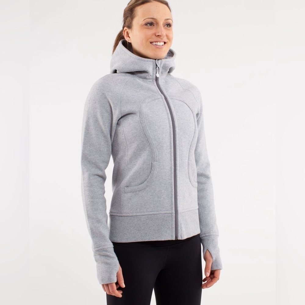 Lululemon Scuba Hoodie - Grey Strips